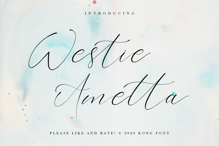 Westie Ametta Font