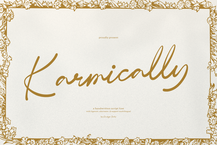 Preview of Karmically Font