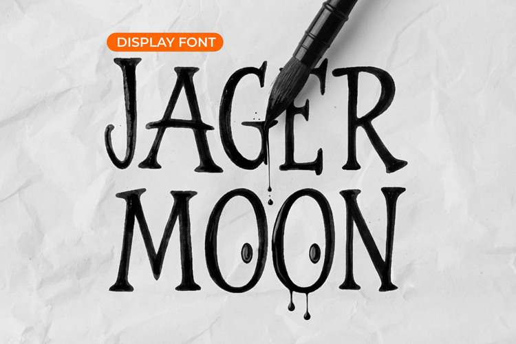 Preview of Jager Moon Jager Moon Font