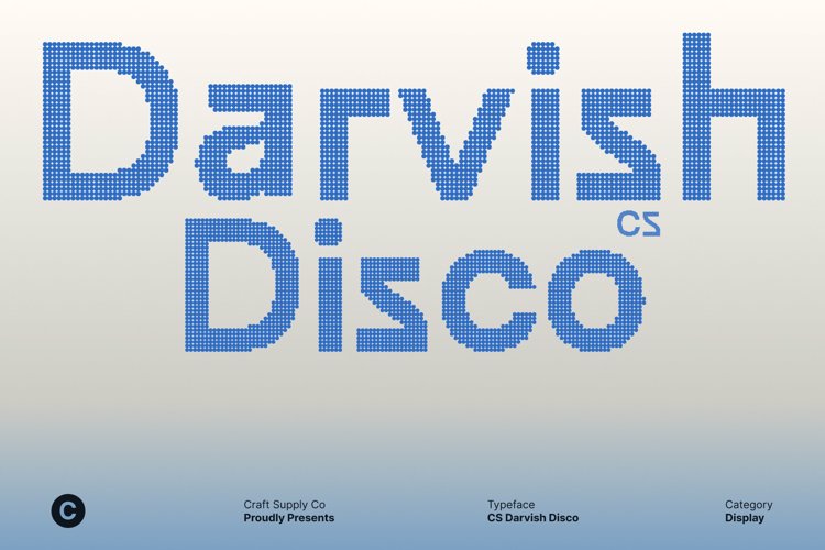 Preview of CS Darvish Disco Font