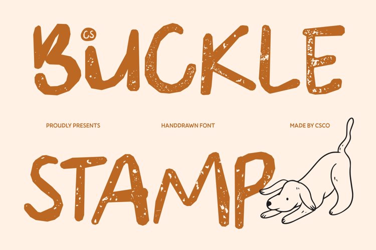 Preview of CS Buckle Stamp Font