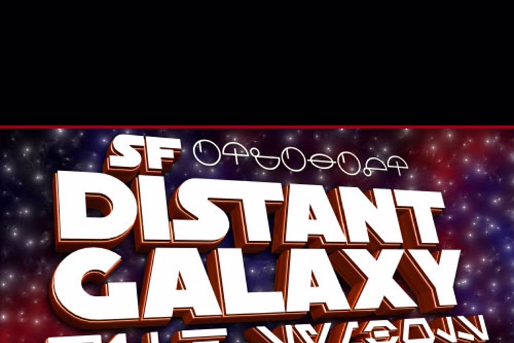SF Distant Galaxy Font