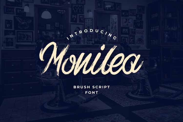Preview of Monilea Unique Chic Font