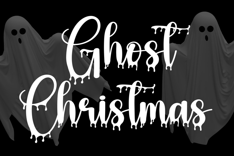 Preview of Ghost Christmas Font