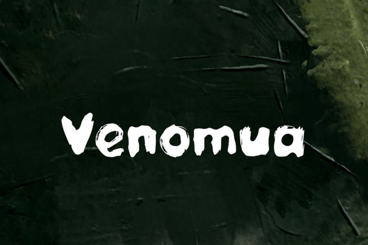 Preview of v Venomua Font