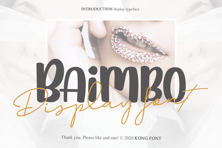 Baimbo Font