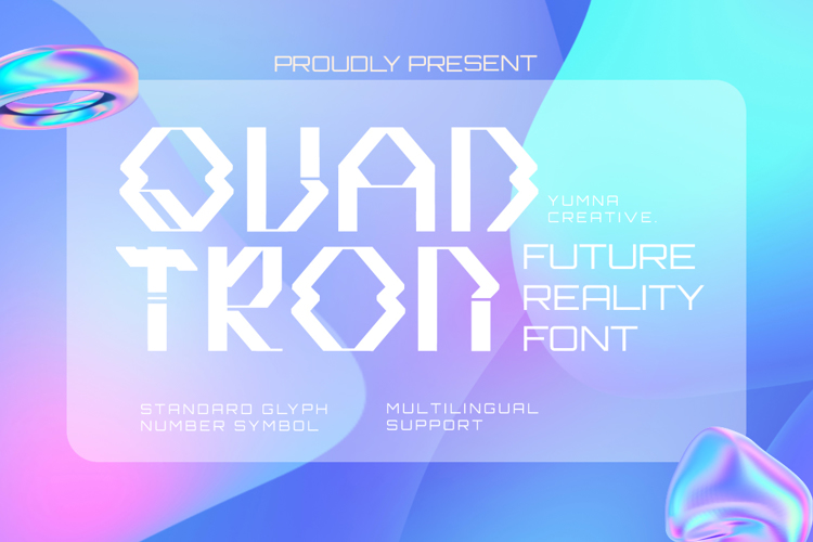 Quadtron Font