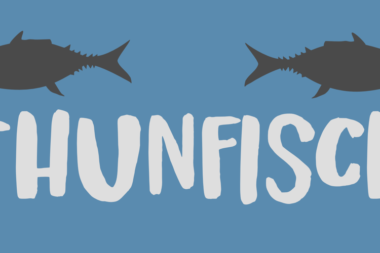 Thunfisch Font