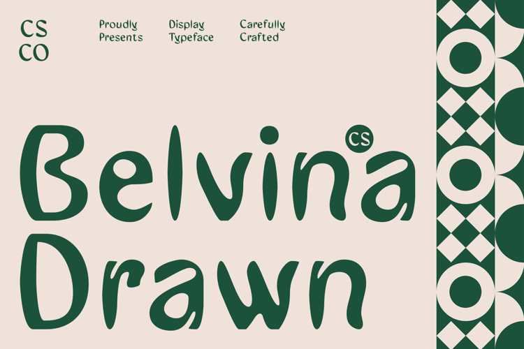 Preview of CS Belvina Drawn Font