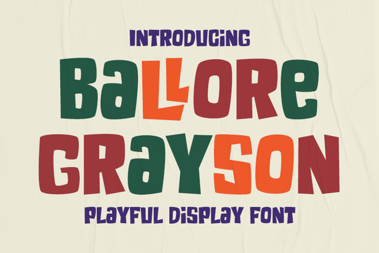 Ballore Grayson Font