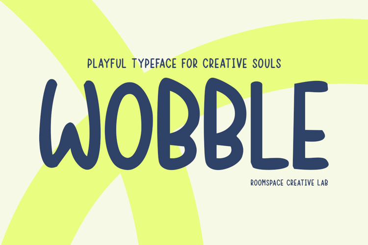 Preview of Wobble Font