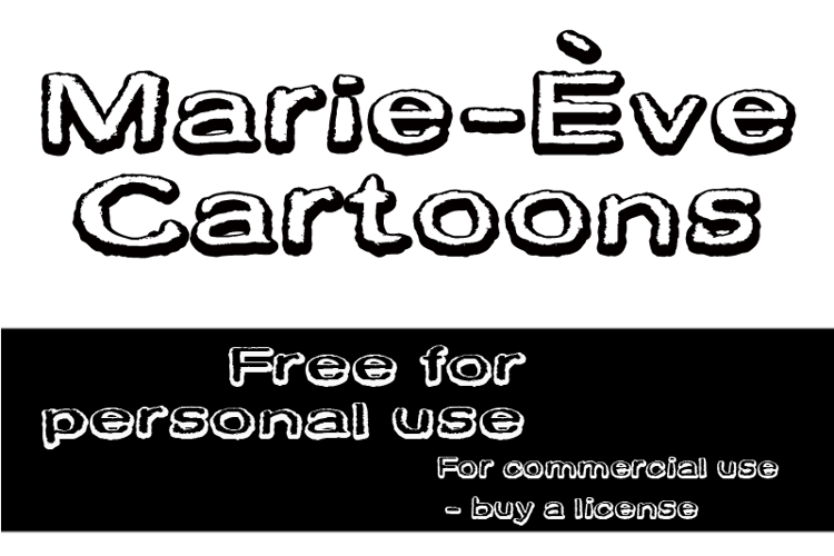 CF Marie Eve Cartoons Font
