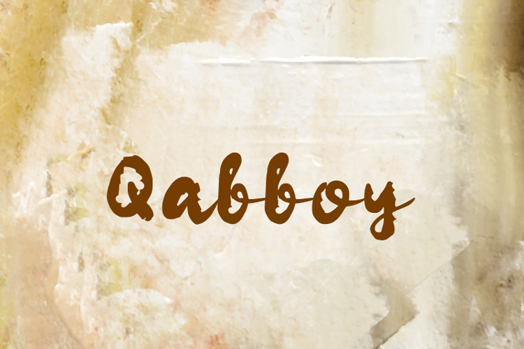 Qabboy Font