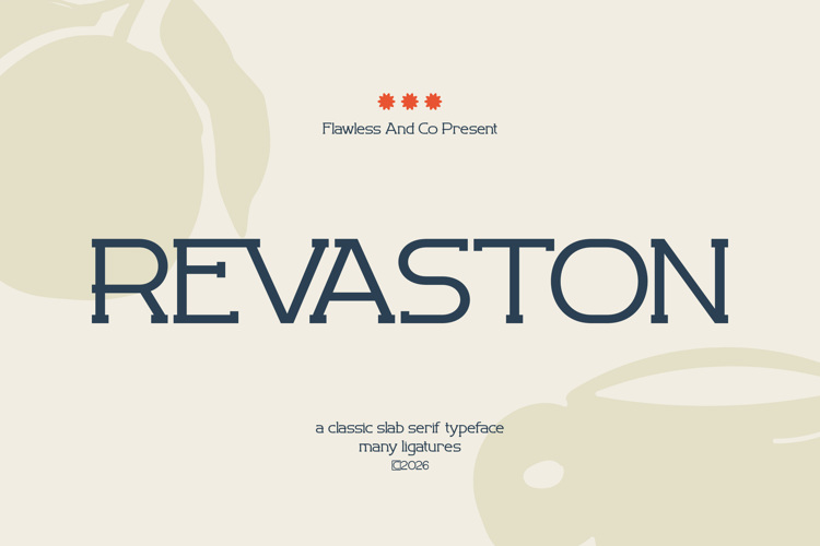 Preview of REVASTON Font