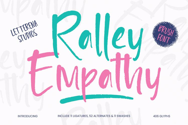 Preview of Ralley Empathy Font