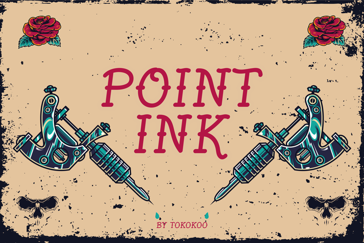 Preview of POINTINK Font
