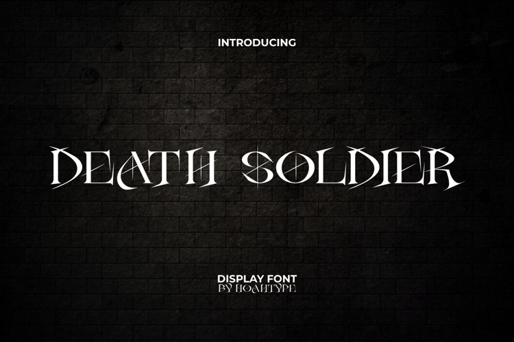 Preview of Death Soldier Font