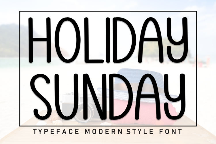 Holiday Sunday Font