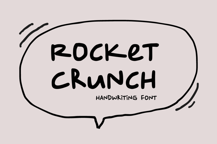 Rocket Crunch Font