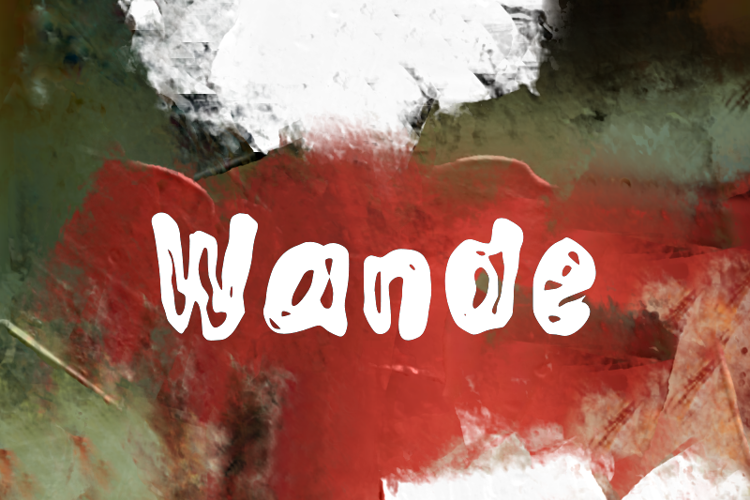 Preview of w Wande Font