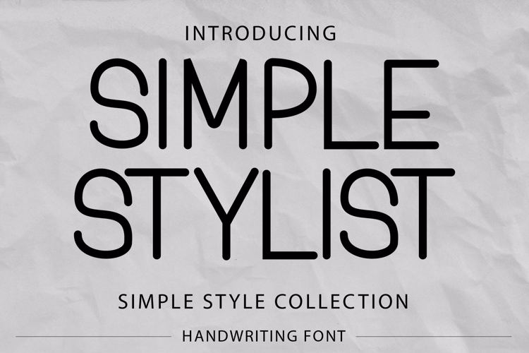 Simple Stylist Font
