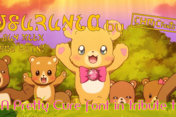 Preview of Mofurunic Font