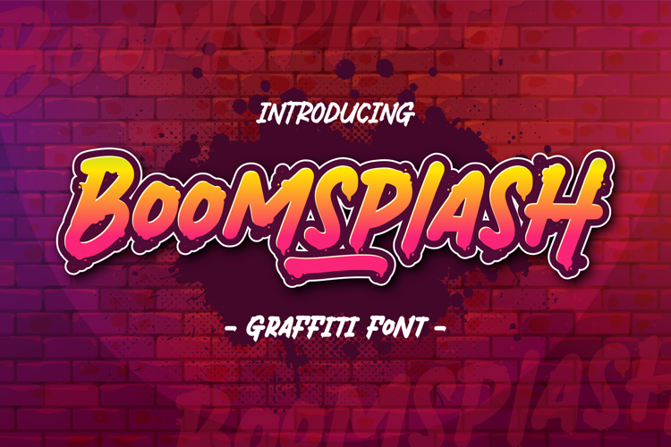 Boomsplash Font