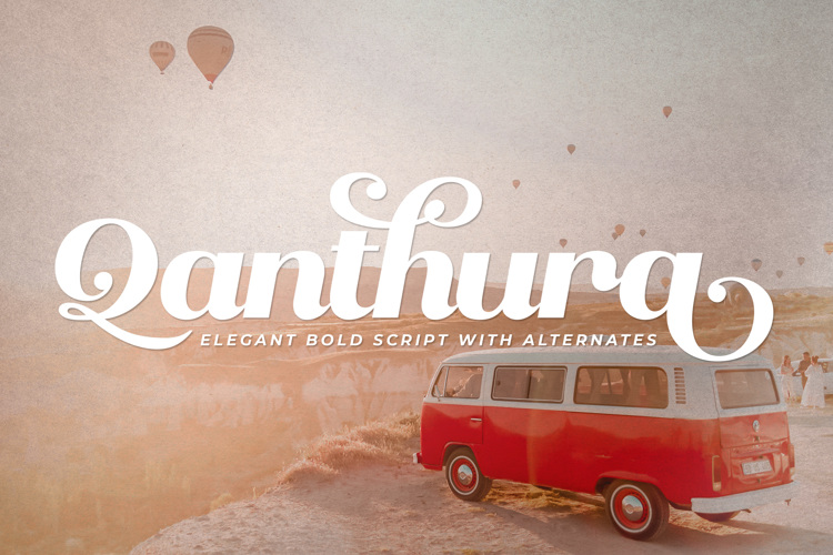 Preview of Qanthura Typeface Font