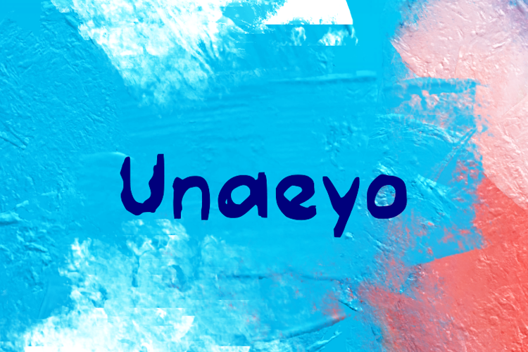Preview of u Unaeyo Font