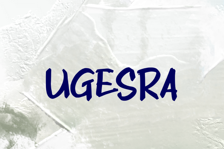 Preview of u Ugesra Font