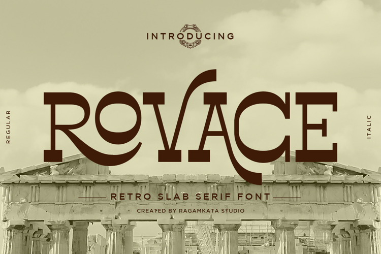 Preview of Rovace Font