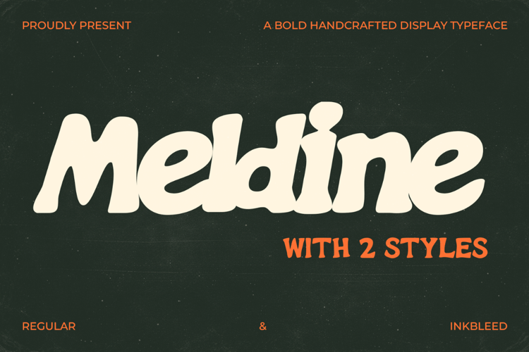 Preview of Meldine Font