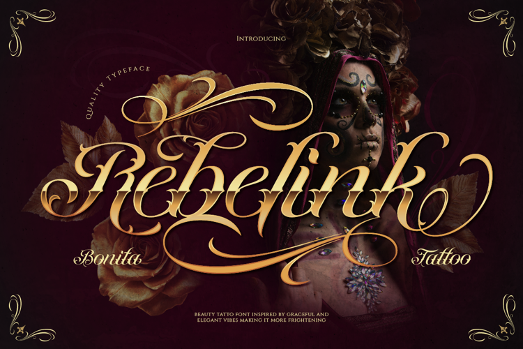 Preview of Rebelink Font