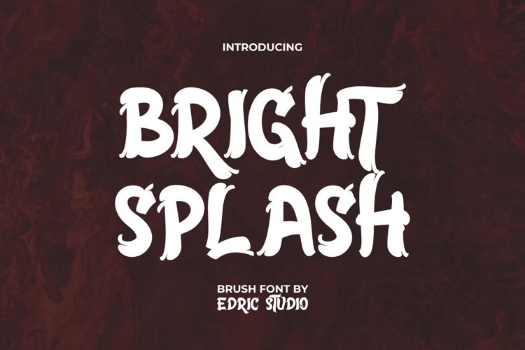 Bright Splash Font