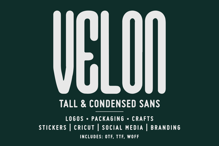 Preview of VELON Font