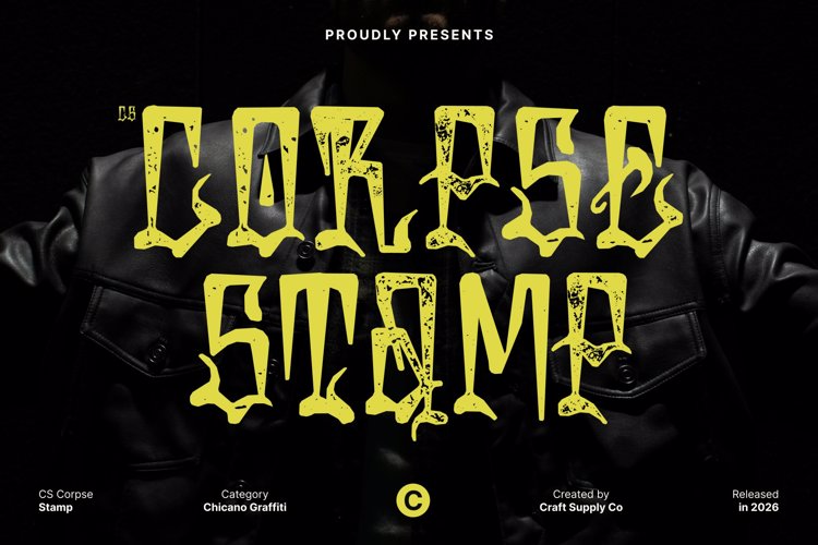 Preview of CS Corpse Stamp Font