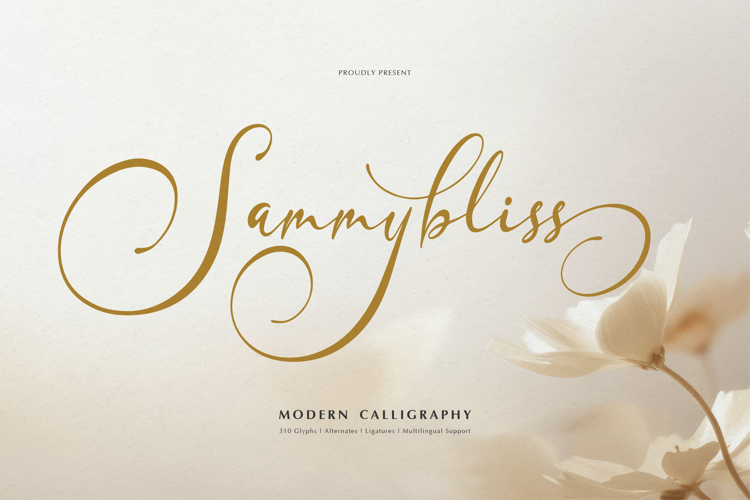 Preview of Sammybliss Font