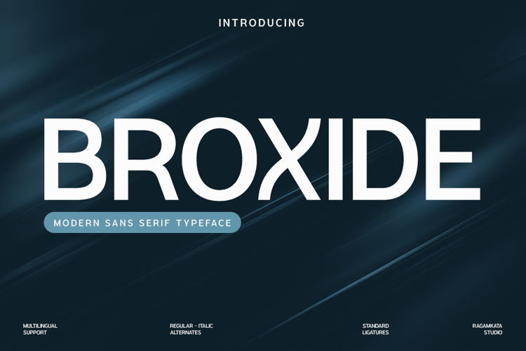 Preview of Broxide Font