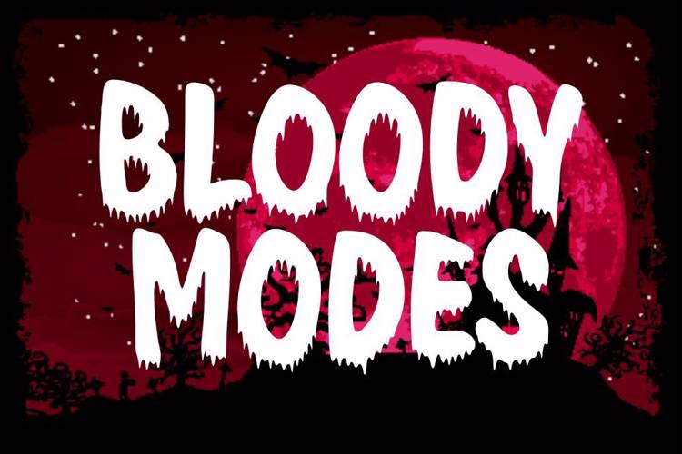 Bloody Modes Font