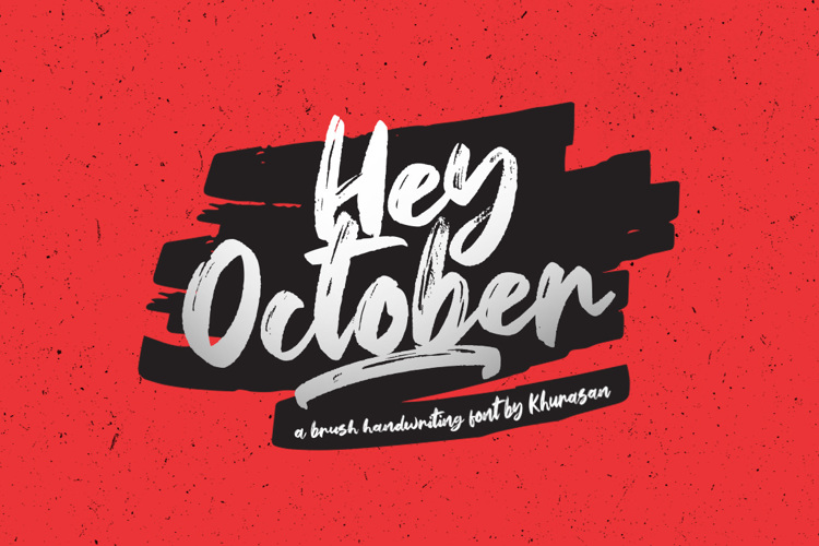 Hey October Font