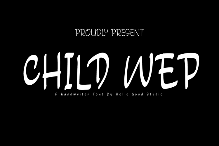 Preview of Child Wep Font