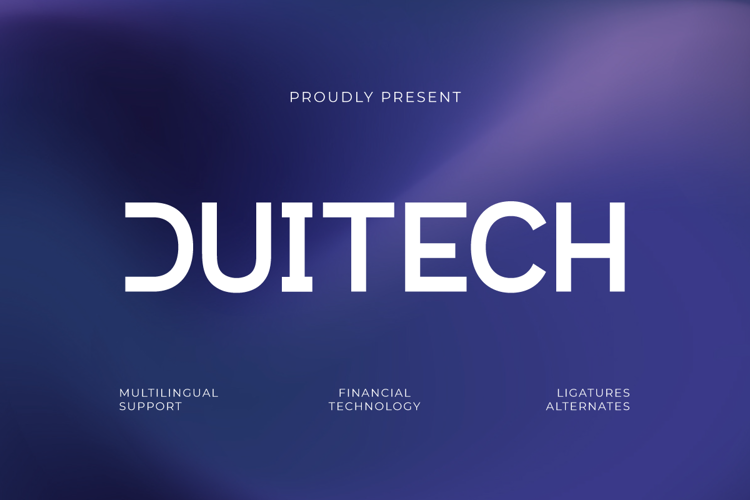 Preview of Duitech Font
