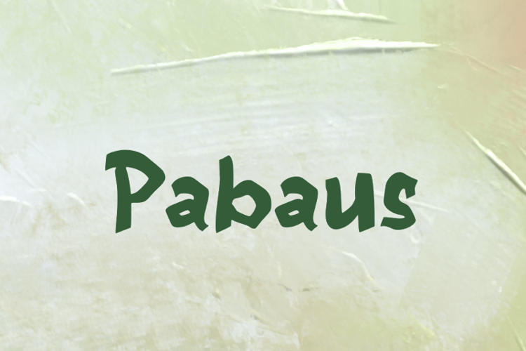 Pabaus Font