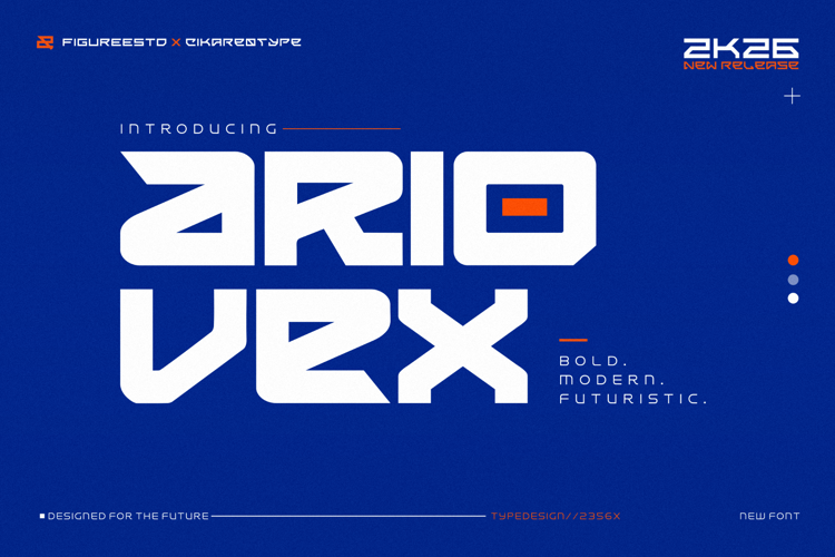 Preview of Ariovex Font