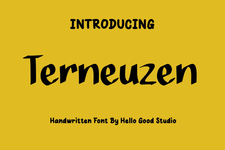 Preview of Terneuzen Font
