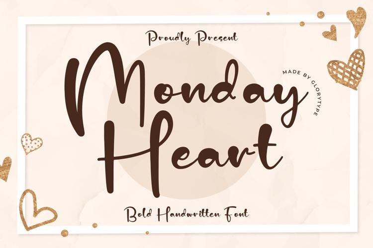 Monday Heart Font
