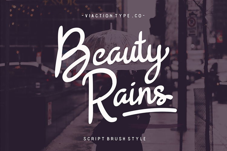 Beauty Rains Font