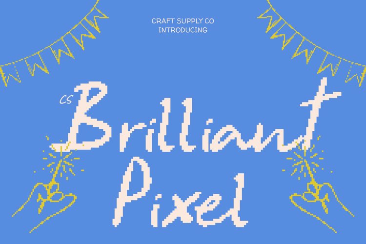 Preview of CS Brilliant Pixel Font