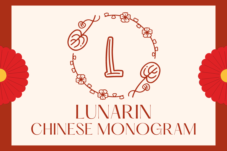 Lunarin Chinese Monogram Font