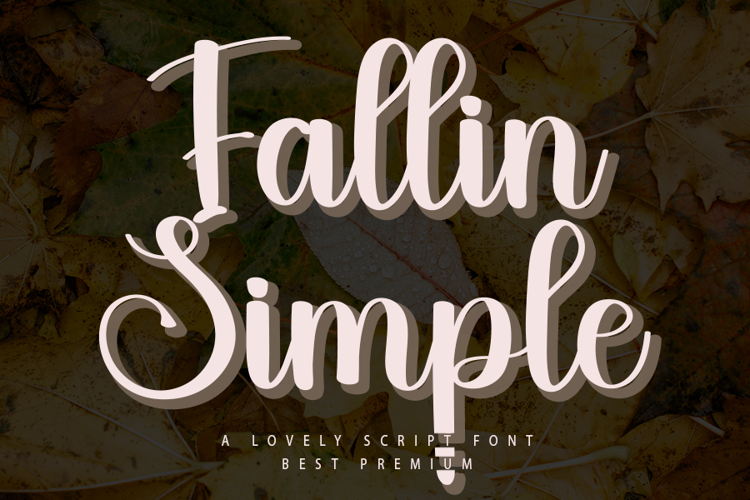 Fallin Simple Font